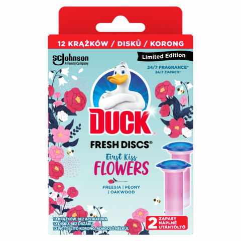 Duck WC Fresh Discs náplň 2x36ml Flowers