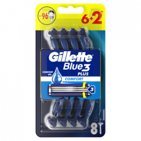 Gillette Blue3 holítka 6+2ks