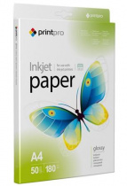 Fotopapír A4 lesklý 180g/m2 50 listů Print Pro inkoustový tisk foto