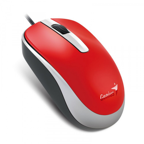 Genius myš Optical DX-120, 1200 dpi USB červená