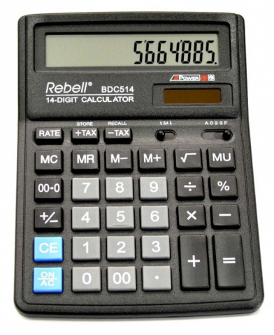 Kalkulačka Rebell stolní BDC514, 14-míst