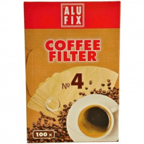 Kávové filtry č.4 100ks ALUFIX foto