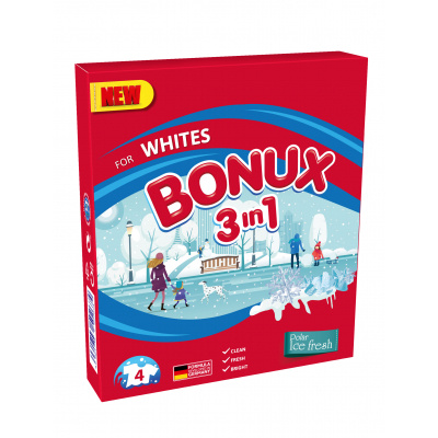 Bonux prášek 4PD 0.3kg na bílé