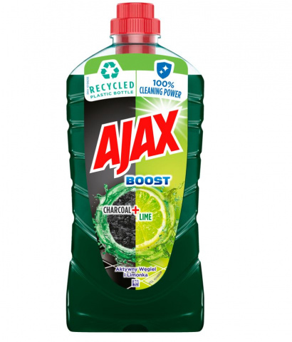 Ajax univerzální čistící prostředek 1L Boost, Charcoal&Lime