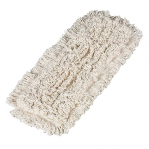 Mop plochý náhrada 40cm, kapsový - bavlna pro mokrý úklid