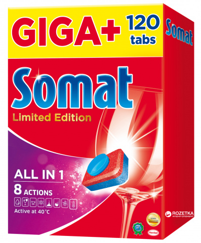 Somat tablety do myčky 120ks ALL IN 1 AKCE