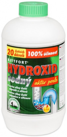 Hydroxid sodný 1kg Kittfort