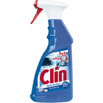 Clin okna s pumpičkou 500ml Multi-Shine modrý 2v1 foto