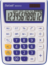 Kalkulačka Rebell stolní SDC912, 12-míst modrá foto