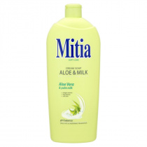 Tekuté mýdlo Mitia 1l Aloe-Milk foto