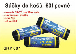 Sáčky do koše EKOZ pevné 65x78 60l 10ks foto