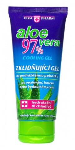 SUN Aloe Vera zklidňující chladivý gel 97% 100ml tuba