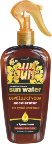 SUN Water květinová opalovací voda s betakarotenem a akcelerátorem 300ml