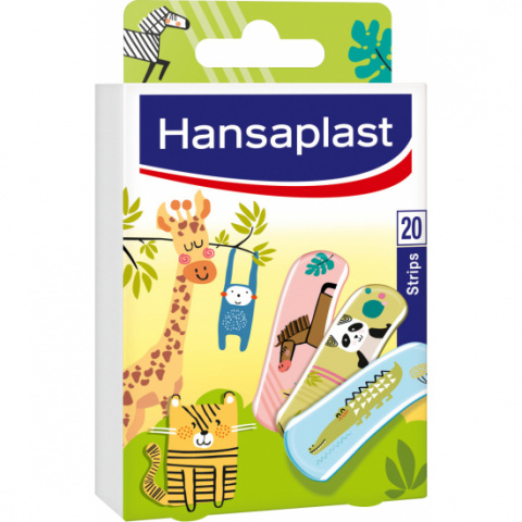 Náplast Hansaplast 20ks Zvířátka