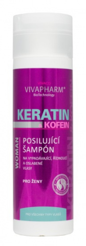 VIVAPHARM Keratin&kofein šampón 200ml