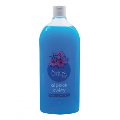 Tekuté mýdlo Sirios 1000ml Alpské květy