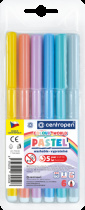 Popisovače sada 7550/ 6ks Pastel Colour world foto