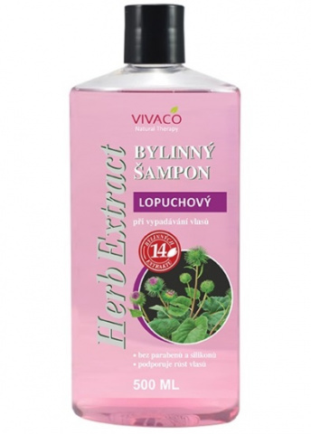 Herb Extract Vlasový šampón 500ml Lopuch
