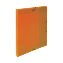 Krabice s gumou A5 Opaline oranžová foto