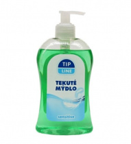Tekuté mýdlo  Tip Line 500ml s pumpou sensitive foto