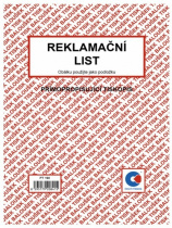 Reklamační list A5 Bal. PT 190 foto