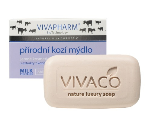 VIVAPHARM Mýdlo jemné s extrakty z kozí mléka 100g