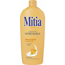 Tekuté mýdlo Mitia 1l Honey & Milk foto