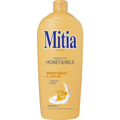 Tekuté mýdlo Mitia 1l Honey & Milk