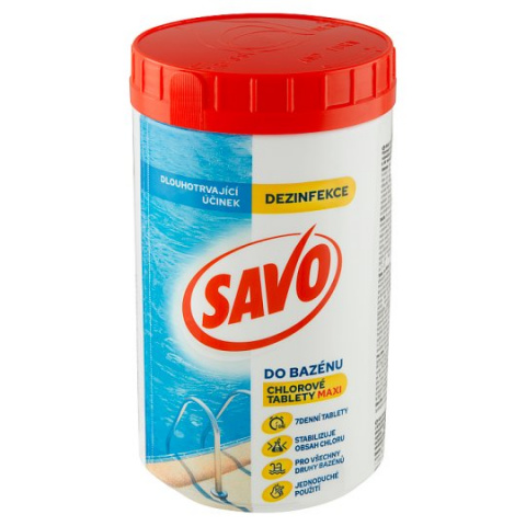 SAVO bazén tablety chlorové MAXI 1,2kg  AKCE