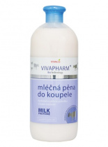 VIVAPHARM koupelové mléko s kozím mlékem 1000ml foto