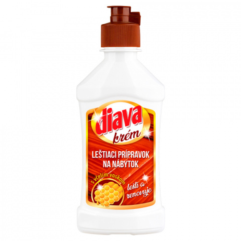 Diava krém se včelím voskem - leštěnka na nábytek 200ml