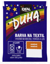 Duha barva na textil 15g oranžová foto