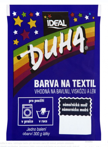 Duha barva na textil 15g námořnická modř