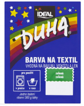 Duha barva na textil 15g zelená foto