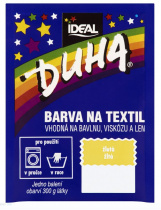 Duha barva na textil 15g žlutá foto