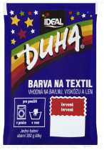 Duha barva na textil 15g červená foto