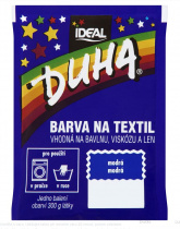 Duha barva na textil 15g modrá foto