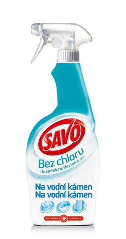 SAVO bez chloru koupelna na vodní kámen 700ml