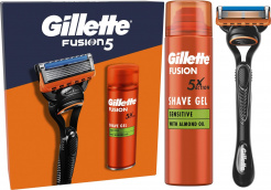 DK Gillette Fusion (strojek + 1NN + gel 200ml) foto