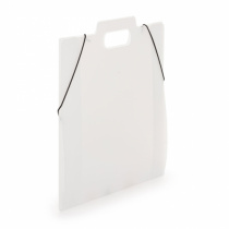 Desky na výkresy 3 klopé s gumou A3 PP Opaline Frosty čiré foto