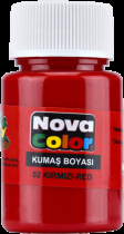 Barva na textil NovaColor 30ml červená foto
