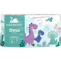 Toaletní papír Harmony Kids DINO 8ks 3-vrstvý foto