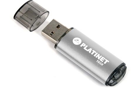 Flash disk 16GB USB FLASH DRIVE stříbrný