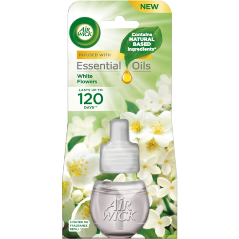 AirWick elektrická náplň 19ml Bílé květy Frézie