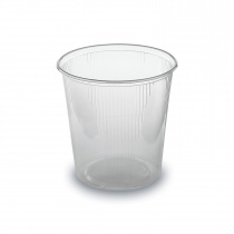 Miska kulatá průhledná 500ml (PP) 100ks foto