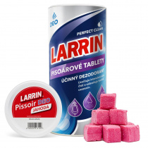 Larrin kostky do pisoáru 900g jahoda foto