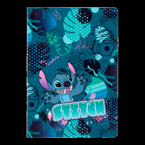 Colorino poznámkový sešit Stitch 1, A5, karton, 32 listů, linkovaný, 1 motiv