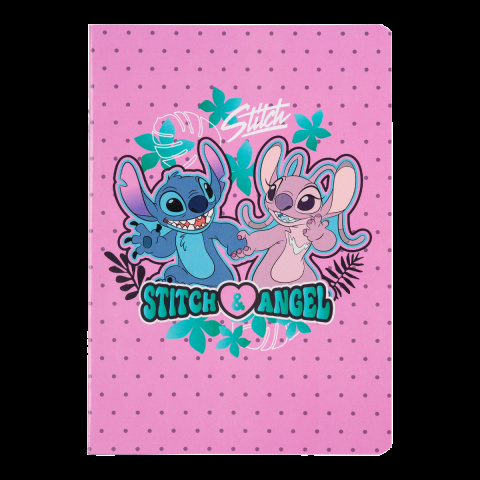 Colorino poznámkový sešit Stitch 3, A5, karton, 32 listů, linkovaný, 1 motiv