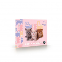 Desky na číslice Mazlíčci foto