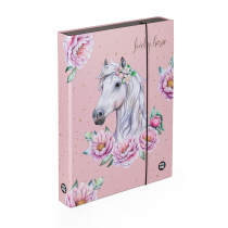 Box na sešity A4 Jumbo kůň romantic foto